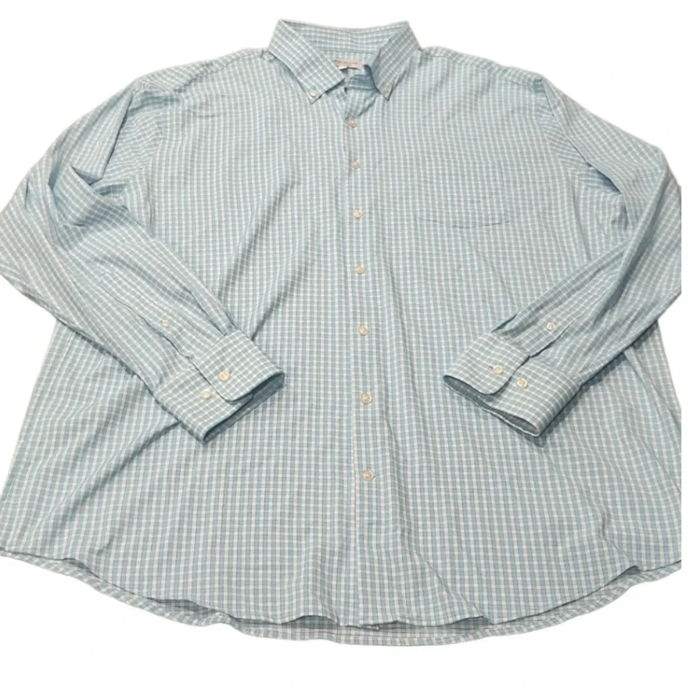 Peter Millar Summer Comfort Mens Long Sleeve Button-up Size XXL-2X